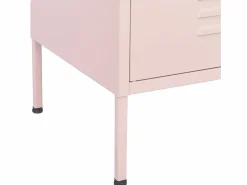 vidaxl Armario de almacenamiento acero 80x35x101,5 cm Rosa Sale
