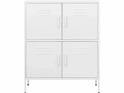Armario de almacenamiento acero 80x35x101,5 cm ES111606^ Hot