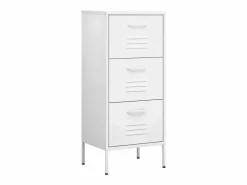 vidaxl Armario de almacenamiento acero 42,5x35x101,5 cm Blanco Online