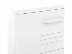 vidaxl Armario de almacenamiento acero 42,5x35x101,5 cm Blanco Online