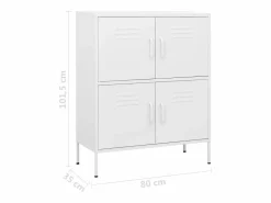 Armario de almacenamiento acero 80x35x101,5 cm^vidaxl Sale