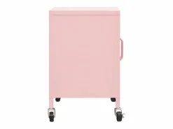 vidaxl Armario de almacenamiento acero 60x35x56cm Rosa Online