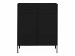 vidaxl Cajonera De Escritorio|Armario de almacenamiento acero 80x35x101,5 cm