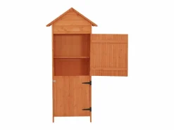 Armario de almacenamiento para jardín marrón 42,5x64x190 cm^vidaxl Sale