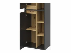 Armario de baño antracita 50x33x170 viola^Vicco