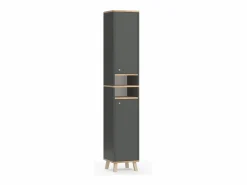 Armario de baño antracita 30x30x174 senyo^Vicco Outlet