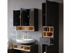 Vicco Columna De Baño|Armario de baño antracita 38x30x190 beatrice