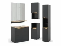 Armario de baño antracita/artisan 30x35x180 marelle^Vicco Clearance