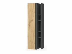 Vicco Mueble De Pared Para Baño|Armario de baño antracita/artisan 35x32x120 edelin