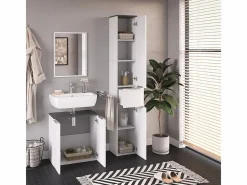 Armario de baño alto brillo 30x30x190 otis^Vicco Hot