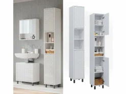 Vicco Columna De Baño|Armario de baño 30x28x190.3 agasta