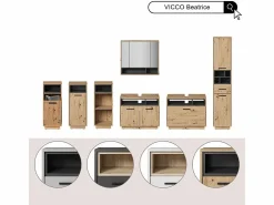 Armario de baño 38x30x190 beatrice^Vicco Discount