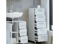 Vicco Columna De Baño|Armario de baño 30x30x95 ilias