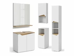 Vicco Armario de baño /artesano 30x35x180 marelle Blanco Hot