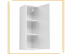Mueble De Pared Para Baño|Armario de baño colgante de 30 cm con estantes estrechos y cerrados en color .