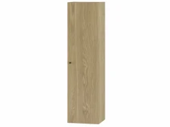 Armario de baño Columna alta 1 puerta Roble aceitado Marco Color natural claro Clearance