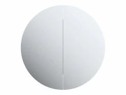 vidaxl Mueble De Pared Para Baño|Armario de baño con espejo redondo y LED roble 40x40x17,5 cm