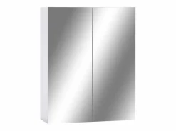vidaxl Mueble De Pared Para Baño|Armario de Baño con Espejo 60x15x75 cm MDF Contemporáneo con Espacio de Almacenamiento