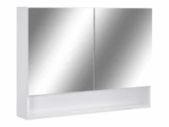vidaxl Mueble De Pared Para Baño|Armario de baño con espejo MDF 80x15x60 cm