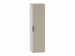 Petits-Meubles Armario de baño de cachemira, columna alta, 1 puerta, Pile Beige New