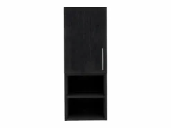 TuHome Mueble De Pared Para Baño|Armario de Baño de Pared Madrid, con estantes 80CM A X 25CM P X 30CM L Wengue