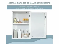 Armario de baño Álamo Kleankin con espejo 60x41x14 cm^Basic Sale