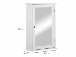 Armario de baño Álamo Kleankin con espejo 60x41x14 cm^Basic Sale