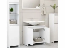 Mueble De Pared Para Baño|Armario de baño madera contrachapada 60x33x61 cm ES400725