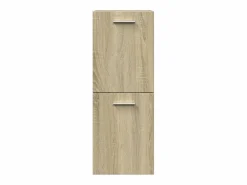vidaxl Armario de baño madera contrachapada roble Sonoma 30x30x80 cm Marru00f3n New