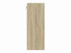 vidaxl Armario de baño madera contrachapada roble Sonoma 30x30x80 cm Marru00f3n New