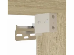 vidaxl Armario de baño madera contrachapada roble Sonoma 30x30x80 cm Marru00f3n New