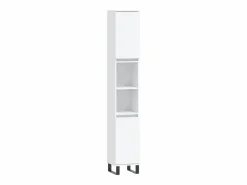 vidaxl Armario de baño madera contrachapada 30x30x190 cm Blanco Outlet
