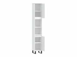 vidaxl Armario de baño madera contrachapada 30x30x190 cm Blanco Outlet