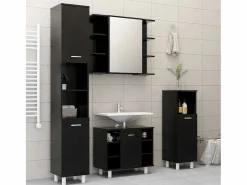 vidaxl Estantería Sobre Inodoro|Armario de baño madera contrachapada 30x30x179 cm
