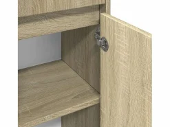 Armario de baño madera contrachapada color roble 30x30x95 cm^vidaxl Best