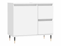 Armario de baño madera contrachapada 65x33x60 cm ES724649 Blanco Discount