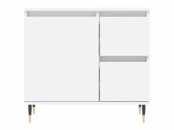 Armario de baño madera contrachapada 65x33x60 cm ES724649 Blanco Discount