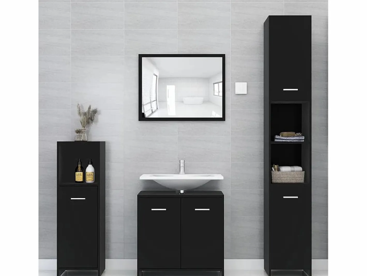Armario de baño madera contrachapada 30x30x95 cm^vidaxl Online
