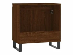 Armario de baño madera de ingeniería marrón roble 58x33x60 cm^vidaxl Hot