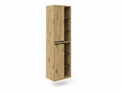 Vicco Columna De Baño|Armario de baño roble artesanal 50x33x170 viola