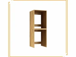 Mueble Para Lavadora|Armario de baño sobre lavadora y secadora columna estante integrado para electrodomésticos en roble Craft.