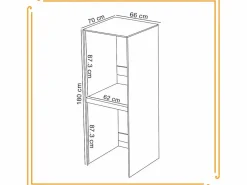 Armario de baño sobre lavadora y secadora, columna de estantería para electrodomésticos en color . Blanco Hot