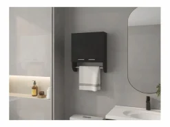 Mueble De Pared Para Baño|Armario de baño, wengué