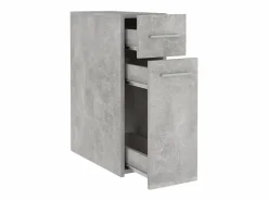 Armario de boticario contrachapada hormigón 20x45,5x60 cm^vidaxl Best