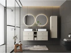 Armario de cachemira para lavabo 60 cm, 2 cajones Marco^ Clearance