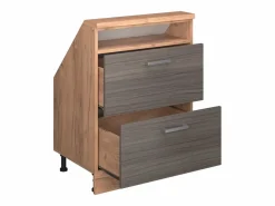 Armario de cocina para techo inclinado gris noble 60x46x81.6 r-line^Vicco Sale