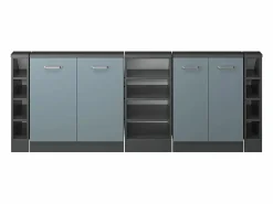Armario de cocina para techo inclinado gris ado 210x46x81.6 r-line^Vicco Discount