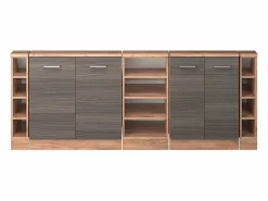 Armario de cocina para techo inclinado gris noble 210x46x81.6 r-line^Vicco Hot
