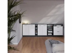 Armario de cocina para techo inclinado alto brillo 60x46x81.6 r-line^Vicco