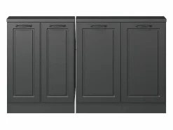 Armario de cocina para techo inclinado antracita casa de campo 140x46x81.6 r-line^Vicco Outlet